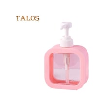 Pembe 300ml/500ml Sabunluk Sızdırmaz Şeffaf Büyük Kapasiteli Seyahat Dağıtıcı Şişe 300 Ml