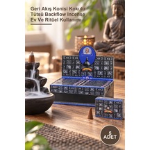 5 Adet Superhıt Aromalı Geri Akış Tütsü Geri Akış Konisi Kokulu Tütsü Backflow Incense Ev Ve Ritüel Kullanımı