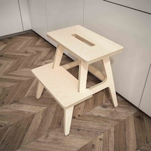 Woodesk Pikola, Ahşap Merdiven Ve Tabure, Cpt3001-47