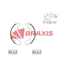 Arka Fren Pabuclu Balatası Isuzu D-max 4x4 0417 / D-max 4x2 0717 /d-max 1.9 4x4 4x2 1719
