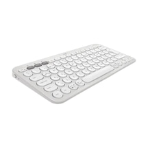 Logıtech K380s, Pebble Keys 2, Beyaz, 920-011860, Bluetooth, Türkçe, Q, Multimedya, Mini Klavye 12934554