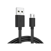 Microcase Micro Usb Şarj Ve Data Kablosu 2Metre Siyah