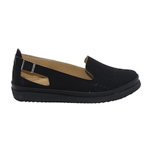 Mergenshoes Esa 027 Siyah Rahat Taban Kadın Günlük Ayakkabı Siyah