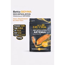 Betta Didyma Decapsulated Kabuksuz Artemia 100gr Anahtarlık Hediyeli