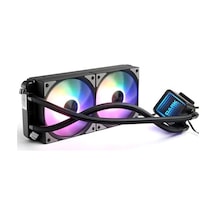 Dark Aquaforce W246 240mm 2x12cm Frgb Led Fan + Pompa Intel & Amd Uyumlu Sıvı Soğutma Sistemi Dkccw246