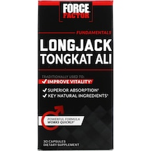 Force Factor Longjack Tongkat Alı 500 Mg 30 Capsules Aromasız