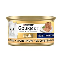 Tr Gold Kıyılmış Hindili Yaş Kedi Maması, Yetişkin, 85 G