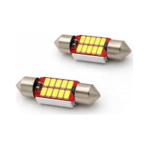31mm Sofit Led Ampul, Beyaz, 12v, Canbus Hatasız, Ultra Parlak, Tavan Ve Plaka Aydınlatması, 2'