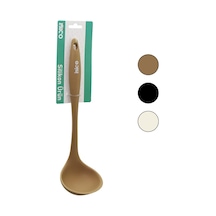 İbico İ22-038 Büyük Renkli Silikon Servis Kepçe 28cm Silikon Saplı- 12'li Paket