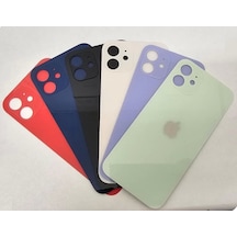 Apple Uyumlu iPhone 12 Arka Kapak Pil Kapağı Mavi