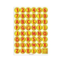 A4 Sticker 026 Tek Paket Çoklu Sticker Standart