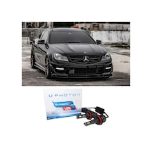 Mercedes C180 W204 Led Xenon Viraj Aydınlatma Far Ampulü H7 Ultimate Yeni Seri Beyaz 2009-2014