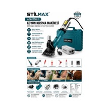 Stilmax Stl50ks Ağır Hizmet Koyun Kırkma Makinesi 500w Ayarlanabilir Hız Profesyonel Çantalı