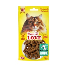 Yums - 736 - Love Kedi Ödülü Mini Çubuk Ördekli 2 Cm - Edntrend - 50 Gr