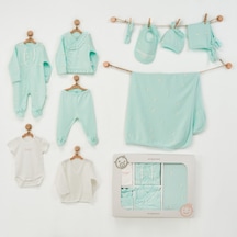 Andywawa Newborn 10'Lu Bebek Hastane Çıkış Set -  Ac22801R Mint