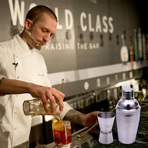 Sones 5'i 1 Arada Klasik Paslanmaz Çelik Çalkalayıcı Seti, Kapasite: 550ml