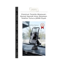 Premium Torpido Aksesuarı Konsol Aparatı Araç Ekipmanı Telefon Tutucu Jx048 Siyah