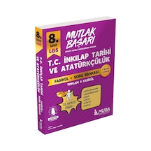 8.Sınıf LGS Mutlak Başarı T.C. İnkılap Tarihi ve Atatürkçülük Fasikül ve Soru Bankası -  Muba Yayınları