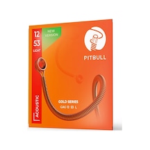 Pitbull Strings Gold Series Gag 12-53 L Takım Tel Akustik Gitar T