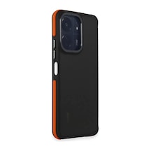 Bezos Redmi 13c Uyumlu Harvel Kapak - Turuncu Bzoshb