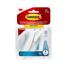 Lexroo Komut Bath17 3es B Y K El Havlusu Kanca, Value Pack, 3-kanca, 3-large İzgili Su Ge İrmez Çok Renkli