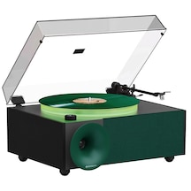 Fennessy İ5s Bluetooth Hoparlörlü 45w Hi-fi Işıklı Retro Pikap Plakçalar Turntable, Yeşil