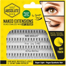 Nano Absolute Naked Extensions El Yapımı Takma Kirpik 14 Mm Long G-1465