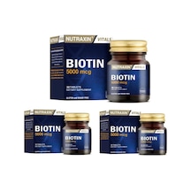 Biotin 5000 Mcg 30 Tablet X 3 Adet
