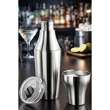 Primanova Gadget Çok Amaçlı Paslanmaz Çelik Kokteyl Shaker 650 Ml