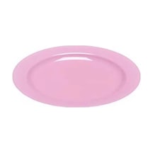 Plastik Pembe Tabak 19 Cm - 10 Adet