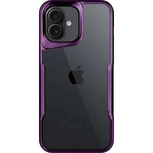Newface Apple İphone 16 Kılıf Boyi Silikon Kapak - Derin Mor