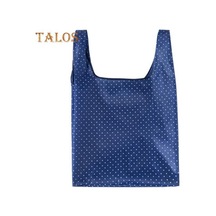 Mavi Alışveriş Çantası Büyük Kapasiteli Yeniden Kullanılabilir Kare Şekli Dayanıklı Açık Taşınabilir Katlanır Alışveriş Çantası Ev Gereçleri Mavi