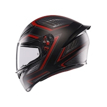 Agv Kask K1 S Slıng Matt Black Red Kask Renkli