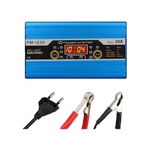 Pm-1230a 12 Volt 30 Amper Lcd Ekranlı Akıllı Akü Şarj Cihazı