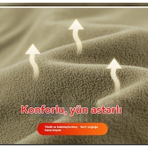 Yeni Sonbahar/kış Erkek Outdoor Çift Taraflı Polar Astarlı Çok Cepli Yelek - Günlük İş Giyim Yeleği Yeşil