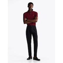 Tommy Hilfiger 1985 Regular Polo Erkek Mor Polo - Mw0mw17770