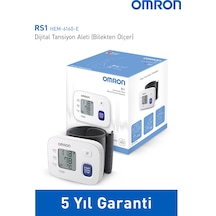 Omron RS1 Bilekten Dijital Pilli Tansiyon Aleti – Taşınabilir, Intellisense Teknolojili, 5 Yıl Garantili