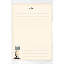 A5 Bloknot Çizgili Defter - 50 Yaprak - Memopad - Notepad - Not Defteri - Not Kağıdı - 3831 Çok Renkli