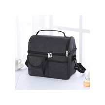 Moveevo Çift Katmanlı Yalıtımlı Büyük Buz Torbası - Anne Sütü, Biberon & Yiyecek Anne Çantası Toptan Siyah