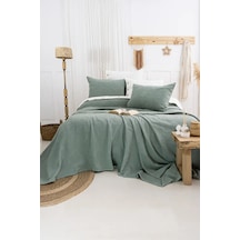 Şaheser Home Collection Yatak Örtüsü Çift Kişilik Julia Yeşil Çok Renkli