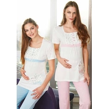 Feyza 2230 Lohusa Hamile Kadın Pijama Takımı