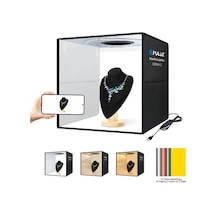 Puluz Pu5041b Ring Ledli 40x40cm 12 Fonlu Çantalı Fotograf Ürün Çekim Çadırı Kutusu Light Box