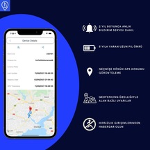 Remora 2-5 Yıla Varan Uzun Pil Ömürlü Düşük Güç Tüketen Gps Takip Cihazı - Geofencing, Fiziksel Şok Ve Hırsızlık Girişimi Algılama Diğer