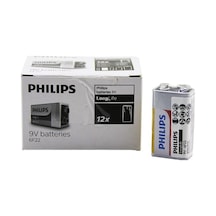 Phılıps 6f-22 Pil 9v 12 Adet Extra Çinko Klorür