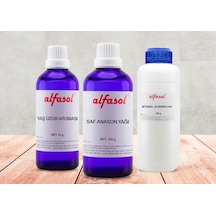 Alfasol Anason Yağı 100 G + Yaş Üzüm 10 G +  Gliserin 250 G