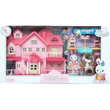 Bay Dreamy Villa Ve Evcil Hayvanlı Mini Tavşan Oyun Seti
