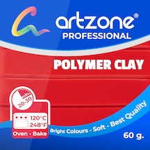 Artzone Soft Polimer Kil 60 Gram - Red