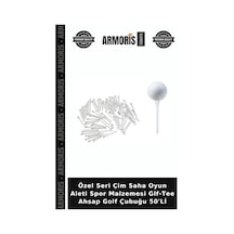 Özel Seri Çim Saha Oyun Aleti Spor Malzemesi Glf-tee Ahsap Golf Çubuğu 50'li Çok Renkli