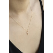Kuzey Yıldızlı 14 Ayar Altın Kolye N11.38874