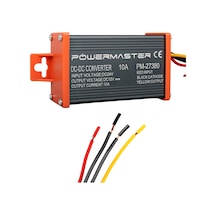 Xtechnx Xtechn94983840832 Powermaster Pm-27380 24v Dc / 12v Dc 10 Amper Oto Konvertör Kod:27380